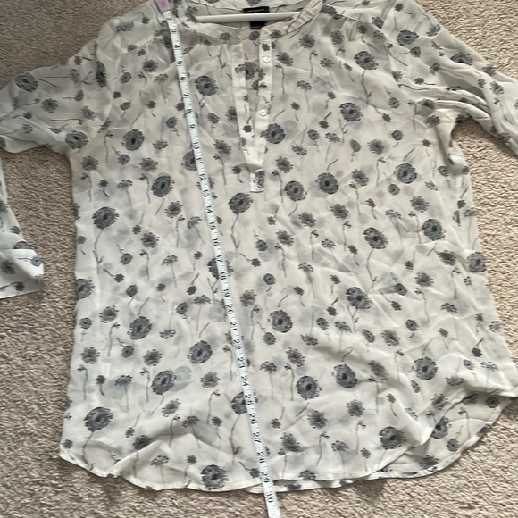 Ann Taylor Sheer Blouse - Picture 6 of 8